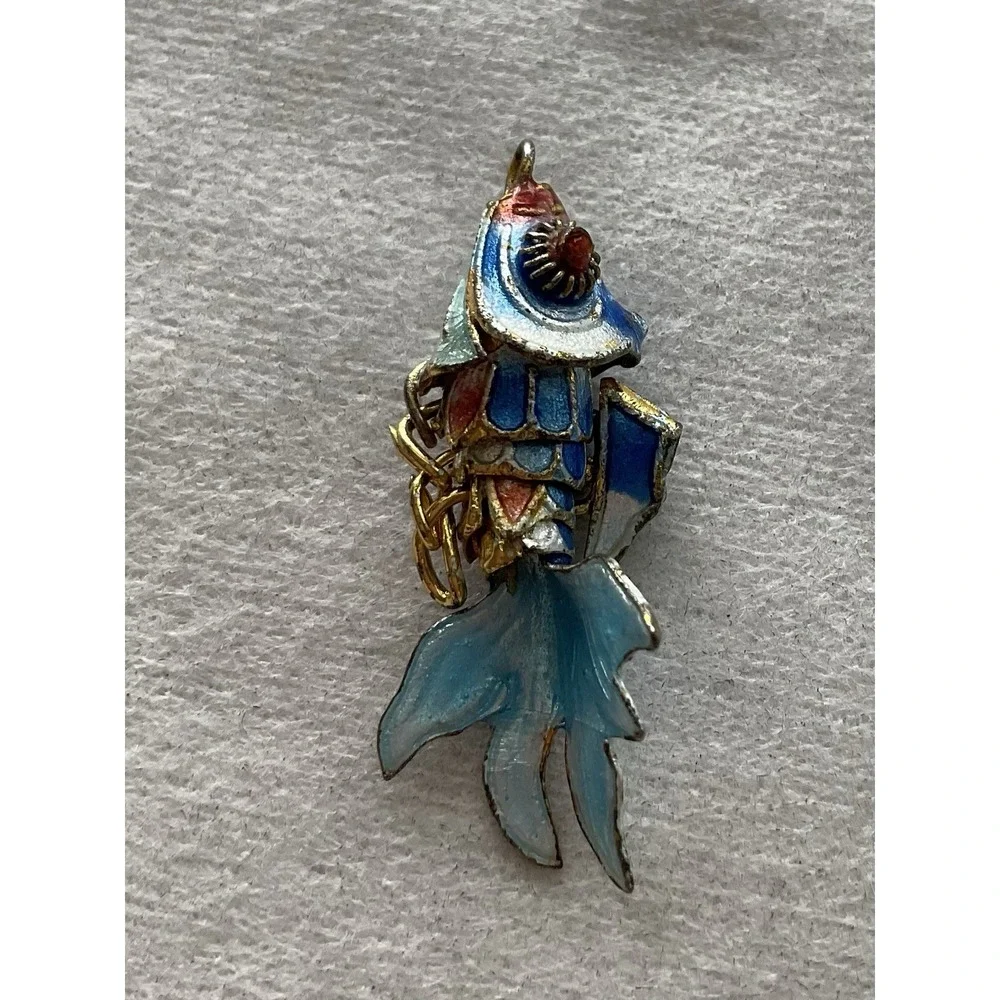 koi vintage blue